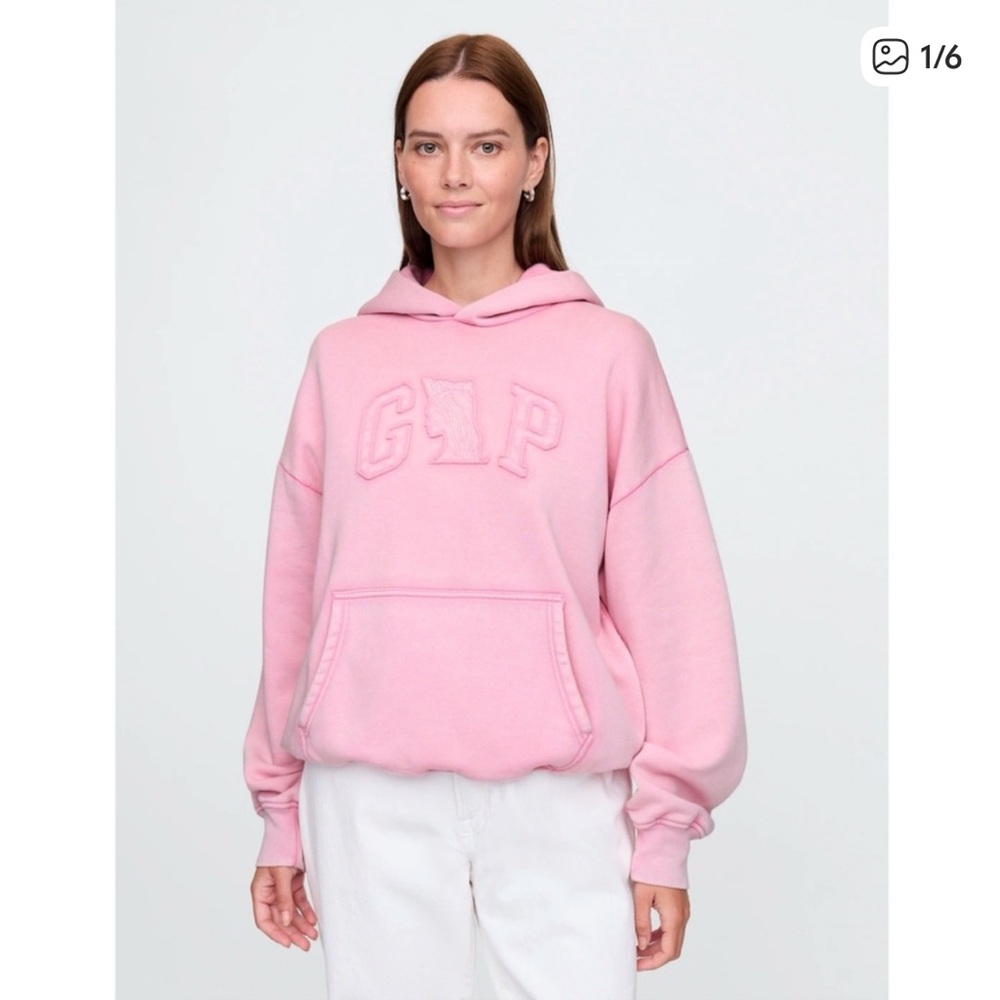 GAP Women's Wicked Glinda Pink Hoodie